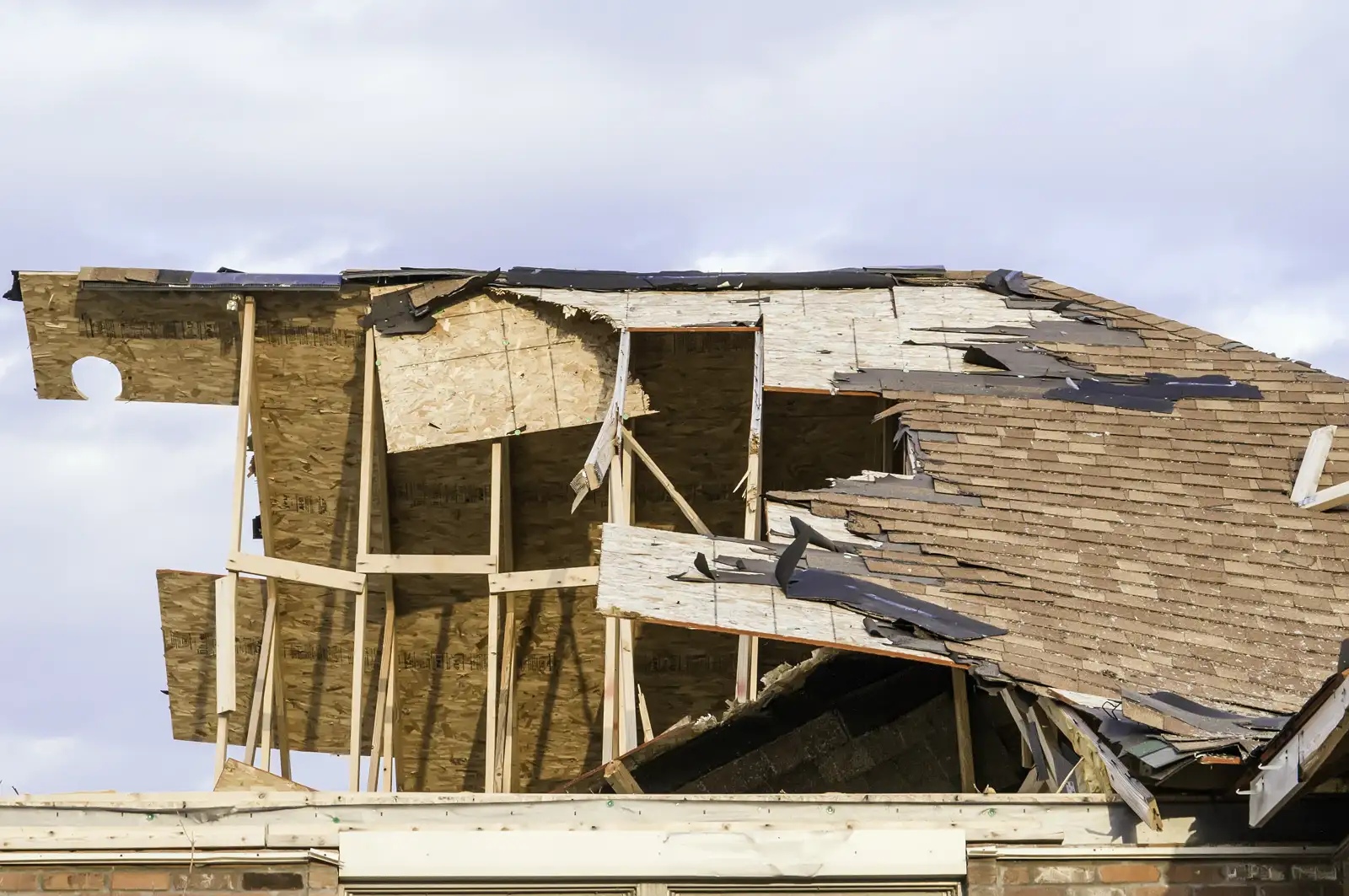 Wind Damaged Roofs